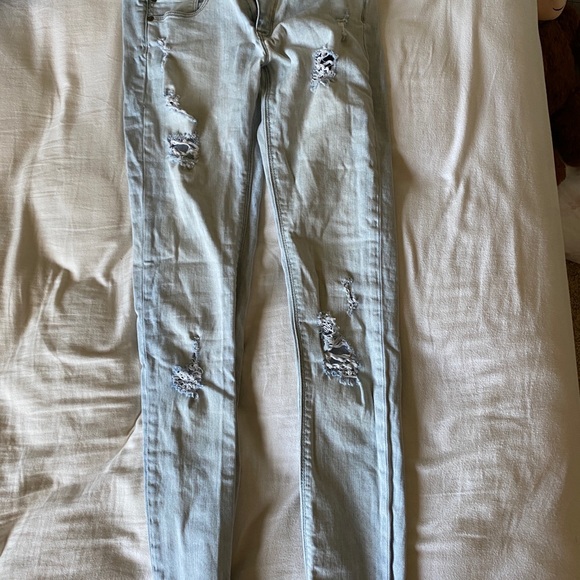 Roxy Ripped Blue Jeans - Picture 6 of 6